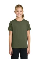 Port & Co Youth Easy Cotton Tee PC43Y Olive Drab Green