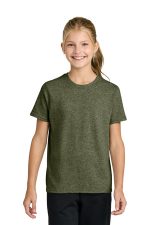Port & Co Youth Easy Cotton Tee PC43Y Olive Drab Green Heather