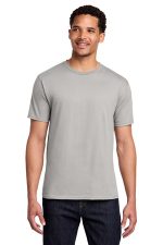 Port & Co Fan Favorite Tee. PC450 Silver