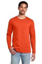 Port & Co Long Sleeve Fan Favorite Tee. PC450LS Orange