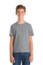 Port & Co Youth Fan Favorite Tee. PC450Y Athletic Heather