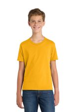 Port & Co Youth Fan Favorite Tee. PC450Y Bright Gold