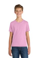 Port & Co Youth Fan Favorite Tee. PC450Y Candy Pink