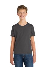 Port & Co Youth Fan Favorite Tee. PC450Y Charcoal