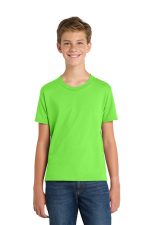Port & Co Youth Fan Favorite Tee. PC450Y Flash Green