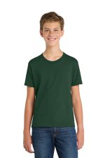 Port & Co Youth Fan Favorite Tee. PC450Y Forest Green