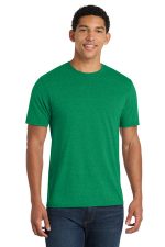 Port & Co Fan Favorite Blend Tee. PC455 Athletic Kelly Green Heather