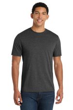 Port & Co Fan Favorite Blend Tee. PC455 Black Heather