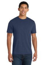Port & Co Fan Favorite Blend Tee. PC455 Team Navy Heather