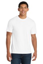 Port & Co Fan Favorite Blend Tee. PC455 White