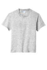 Port & Co Youth Fan Favorite Blend Tee. PC455Y Ash