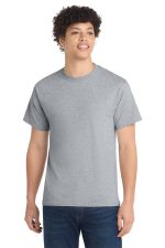 Port & Co Core Cotton Tee. PC54 Athletic Heather