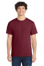 Port & Co Core Cotton Tee. PC54 Cardinal