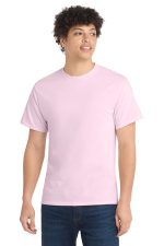 Port & Co Core Cotton Tee. PC54 Cherry Blossom