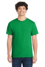 Port & Co Core Cotton Tee. PC54 Clover Green
