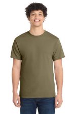 Port & Co Core Cotton Tee. PC54 Coyote Brown