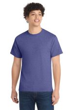 Port & Co Core Cotton Tee. PC54 Heather Purple