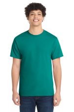 Port & Co Core Cotton Tee. PC54 Jade Green