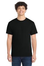 Port & Co Core Cotton Tee. PC54 Jet Black