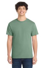 Port & Co Core Cotton Tee. PC54 Laurel Green