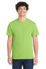 Port & Co Core Cotton Tee. PC54 Lime