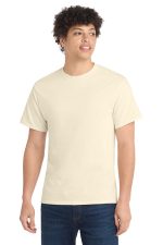 Port & Co Core Cotton Tee. PC54 Natural