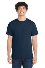 Port & Co Core Cotton Tee. PC54 Navy