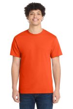 Port & Co Core Cotton Tee. PC54 Orange
