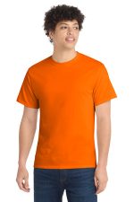 Port & Co Core Cotton Tee. PC54 S. Orange