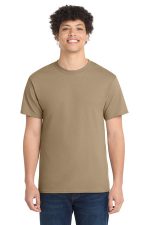Port & Co Core Cotton Tee. PC54 Sand