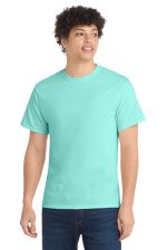 Port & Co Core Cotton Tee. PC54 True Celadon