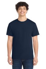 Port & Co Core Cotton Tee. PC54 True Navy