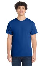 Port & Co Core Cotton Tee. PC54 True Royal