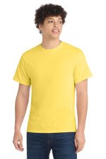 Port & Co Core Cotton Tee. PC54 Yellow
