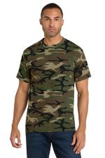 Port & Co Core Cotton Camo Tee. PC54C Military Camo