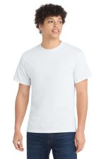 Port & Co Tall Core Cotton Tee PC54T White