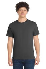 Port & Co Core Blend Tee. PC55 Charcoal