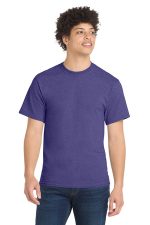 Port & Co Core Blend Tee. PC55 Heather Purple
