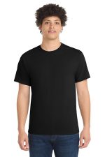Port & Co Core Blend Tee. PC55 Jet Black