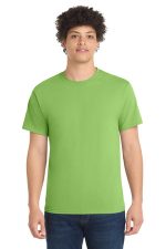 Port & Co Core Blend Tee. PC55 Lime