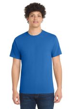 Port & Co Core Blend Tee. PC55 Royal