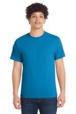 Port & Co Core Blend Tee. PC55 Sapphire