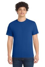 Port & Co Core Blend Tee. PC55 True Royal