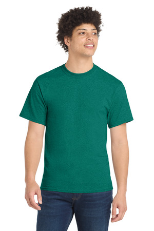 Port & Co Core Blend Tee. PC55 Vintage Jade Green
