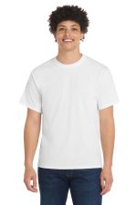 Port & Co Core Blend Tee. PC55 White