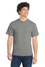 Port & Co Tall Core Blend Tee. PC55T Athletic Heather