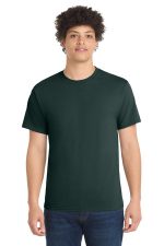 Port & Co Tall Core Blend Tee. PC55T Dark Green