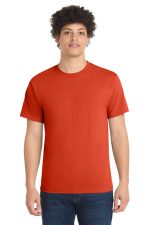Port & Co Tall Core Blend Tee. PC55T Orange