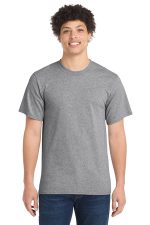 Port & Co Essential Tee. PC61 Athletic Heather