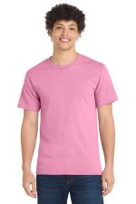 Port & Co Essential Tee. PC61 Candy Pink